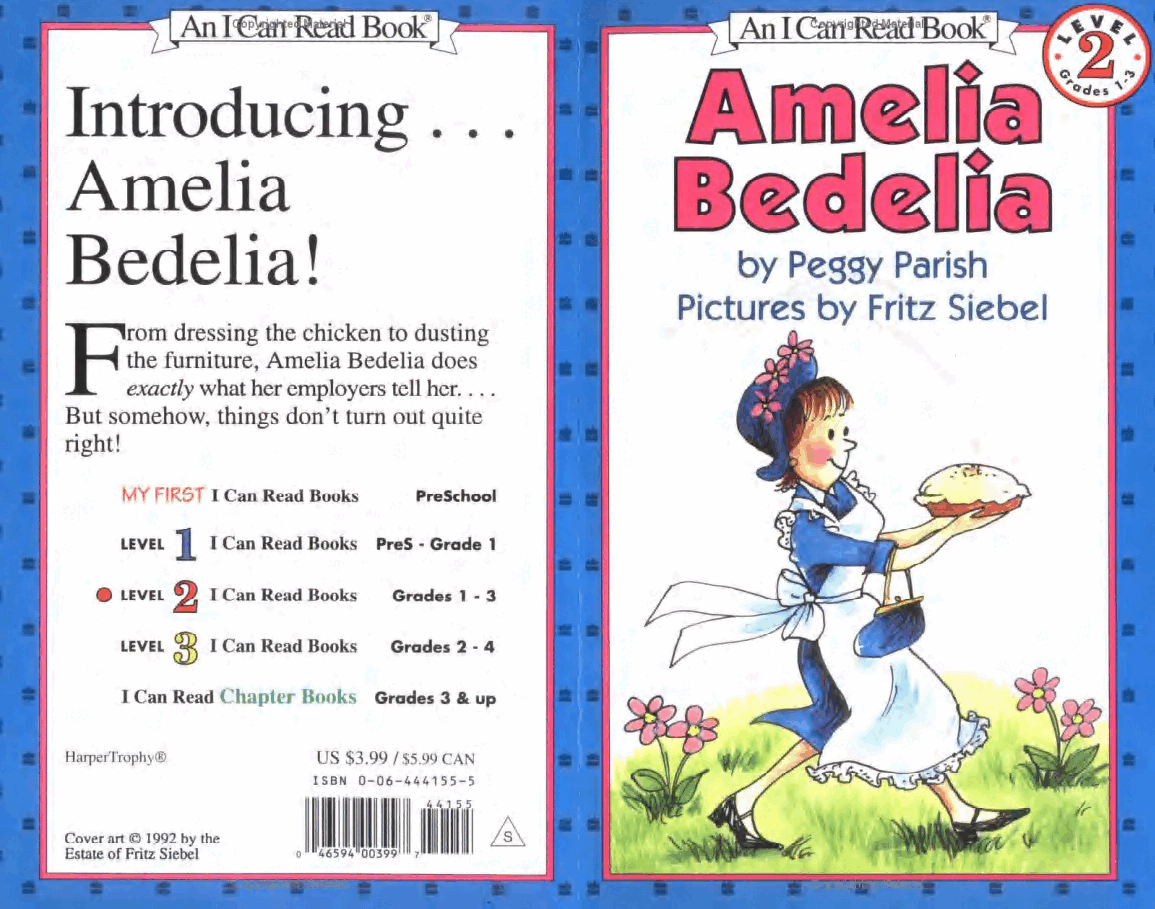 糊涂的女佣系列英文绘本Amelia Bedelia (Introducing).pdf，第1页预览