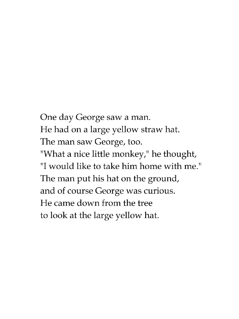 好奇的乔治英文绘本系列Curious George.pdf，第4页预览