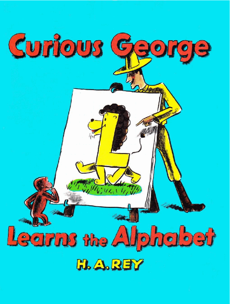 好奇的乔治英文绘本系列Curious George Learns the Alphabet.pdf，第1页预览