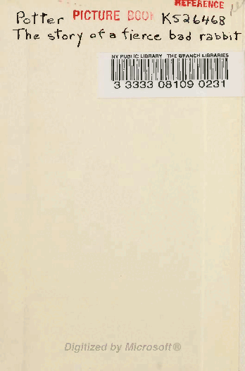 彼得兔系列英语绘本The Story of a Fierce Bad Rabbit .pdf,第2页预览
