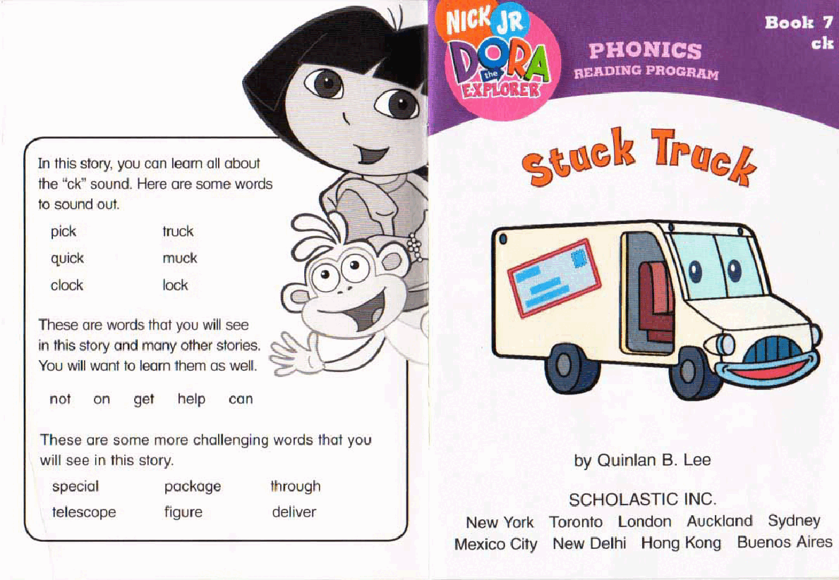 36本爱探险的朵拉英文绘本stuck truck.pdf,第2页预览