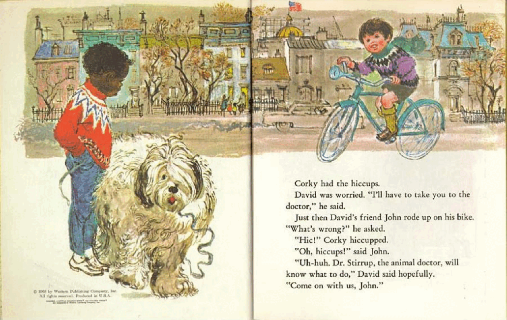 英语绘本A little Golden Books Corky's Hiccups.pdf,第3页预览