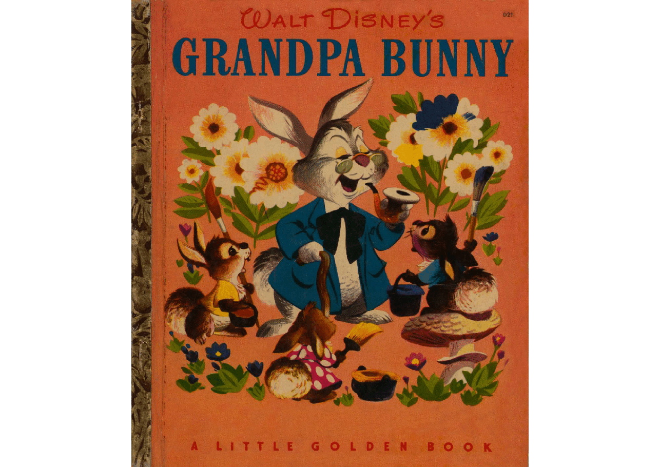 名家精选英语绘本A Little Golden Book D021 - Walt Disney's Grandpa Bunny (1951) (goldengems).pdf,第1页预览