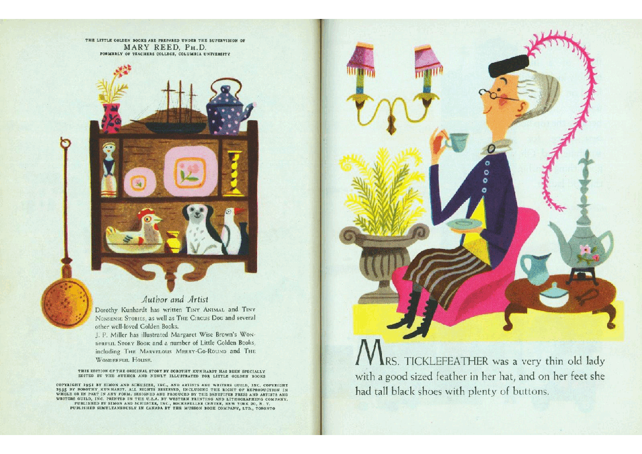 名家精选英语绘本Little Golden Book 0122 - Lucky Mrs. Ticklefeather (1951) (goldengems).pdf,第3页预览