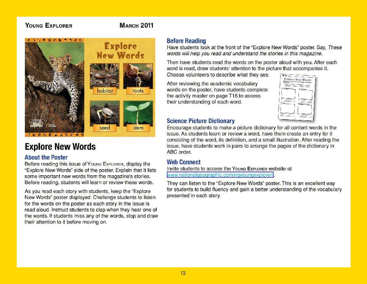 美国国家地理幼儿版teacher-guide-march_11.pdf,第2页预览