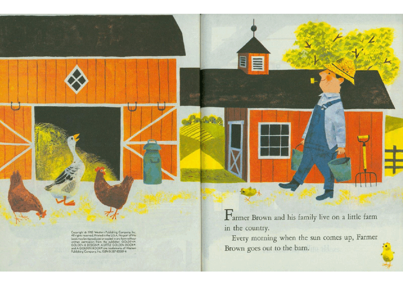 名家精选英语绘本A Little Golden Book NN - A Day on the Farm (1960) (goldengems).pdf,第3页预览