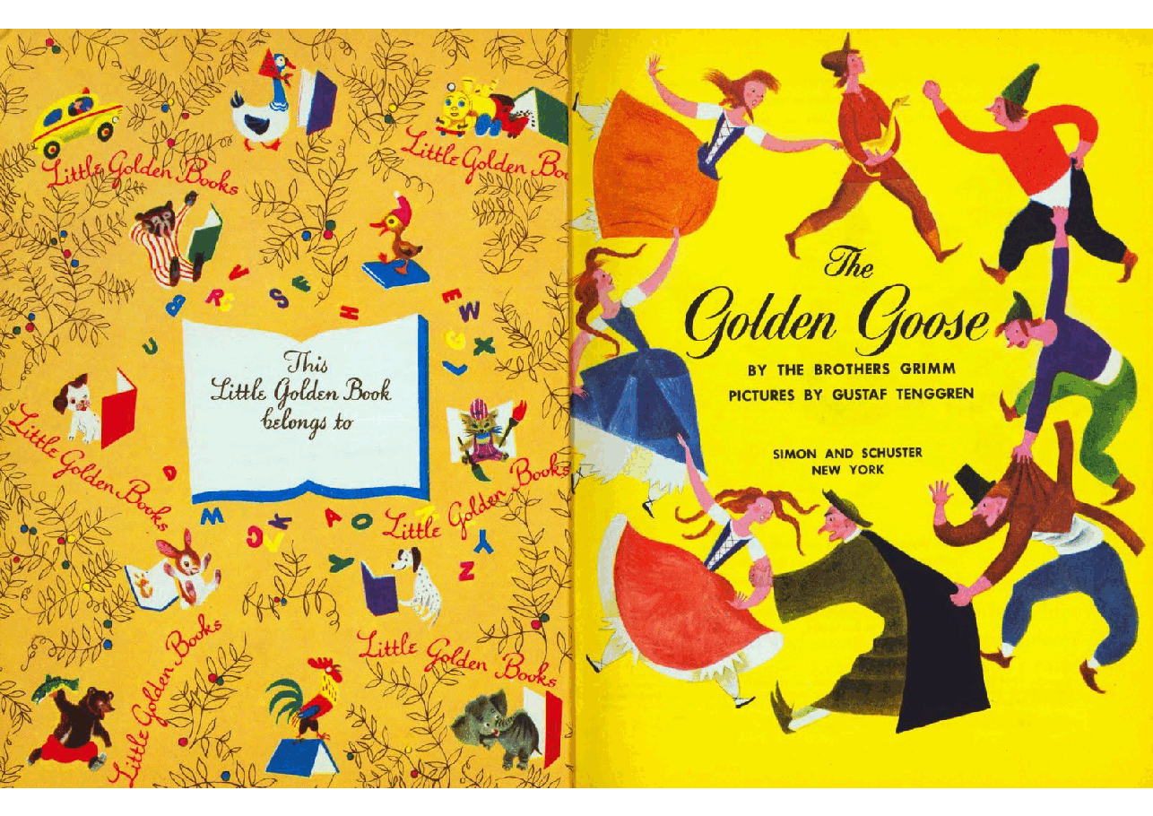 名家精选英语绘本Tenggren's The Golden Goose (1954) (Little Golden Book) (goldengems).pdf,第2页预览