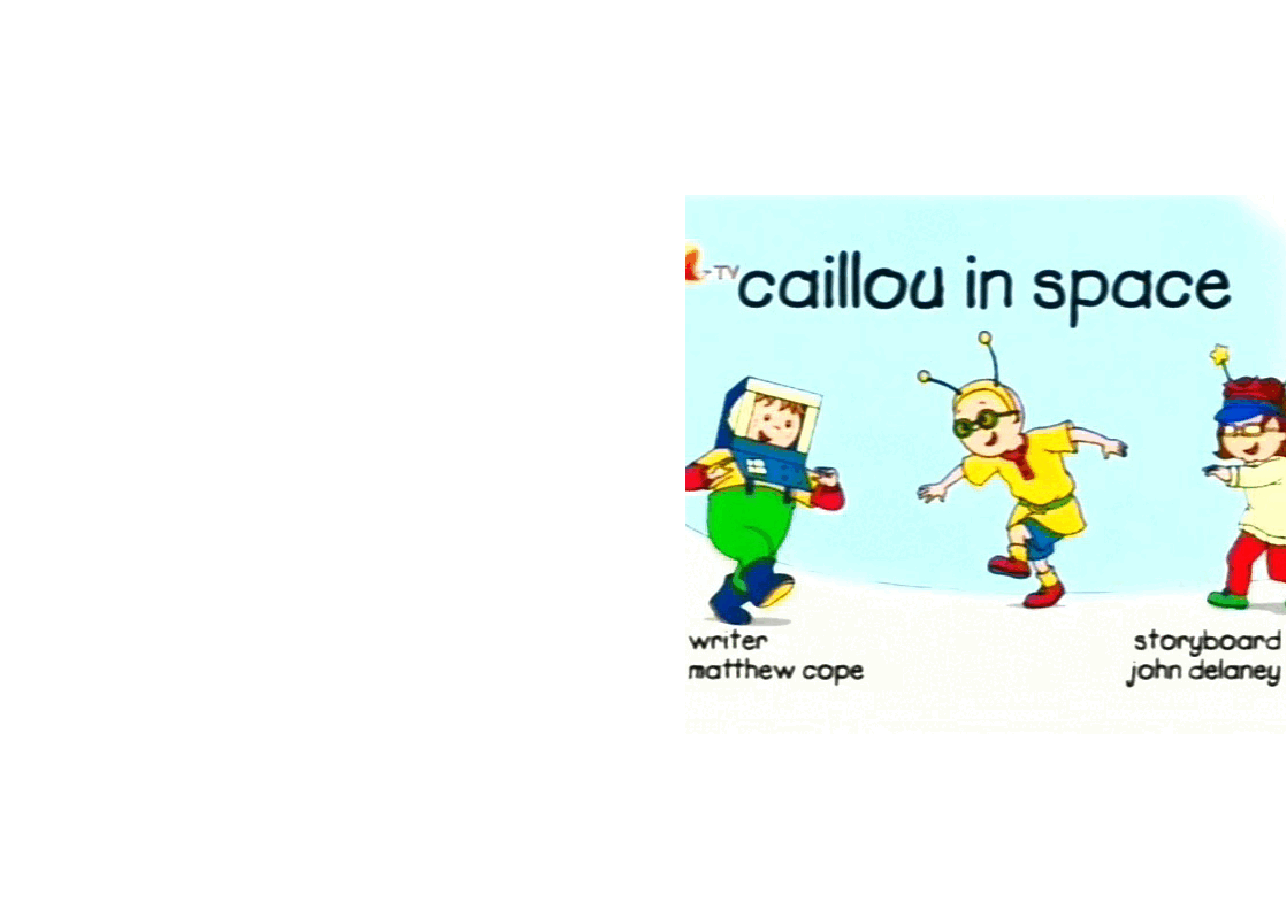 卡由英文绘本Caillou in space.pdf,第1页预览
