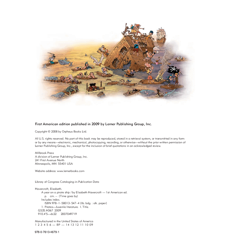 时间的流转英语绘本A Year on a Pirate Ship.pdf，第4页预览