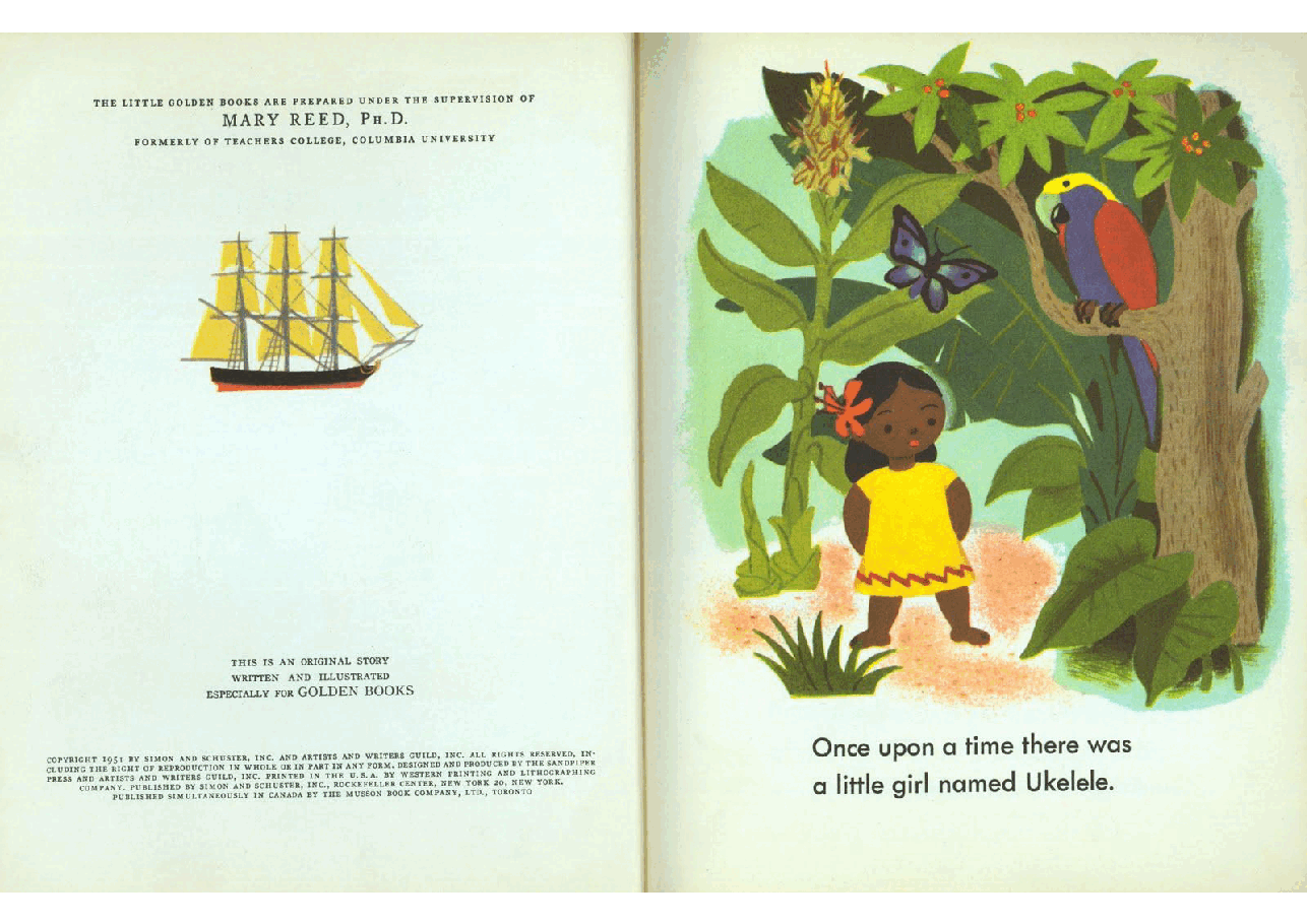 名家精选英语绘本Little Golden Book Ukelele and her new doll (1951) (goldengems).pdf,第3页预览