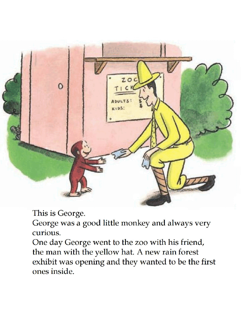 好奇的乔治英文绘本系列Curious George Feeds the Animals原版.pdf,第3页预览