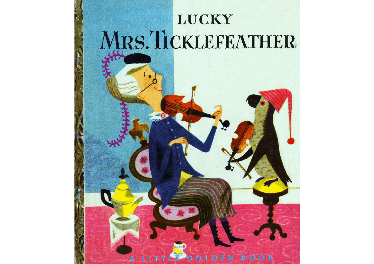 名家精选英语绘本Little Golden Book 0122 - Lucky Mrs. Ticklefeather (1951) (goldengems).pdf,第1页预览
