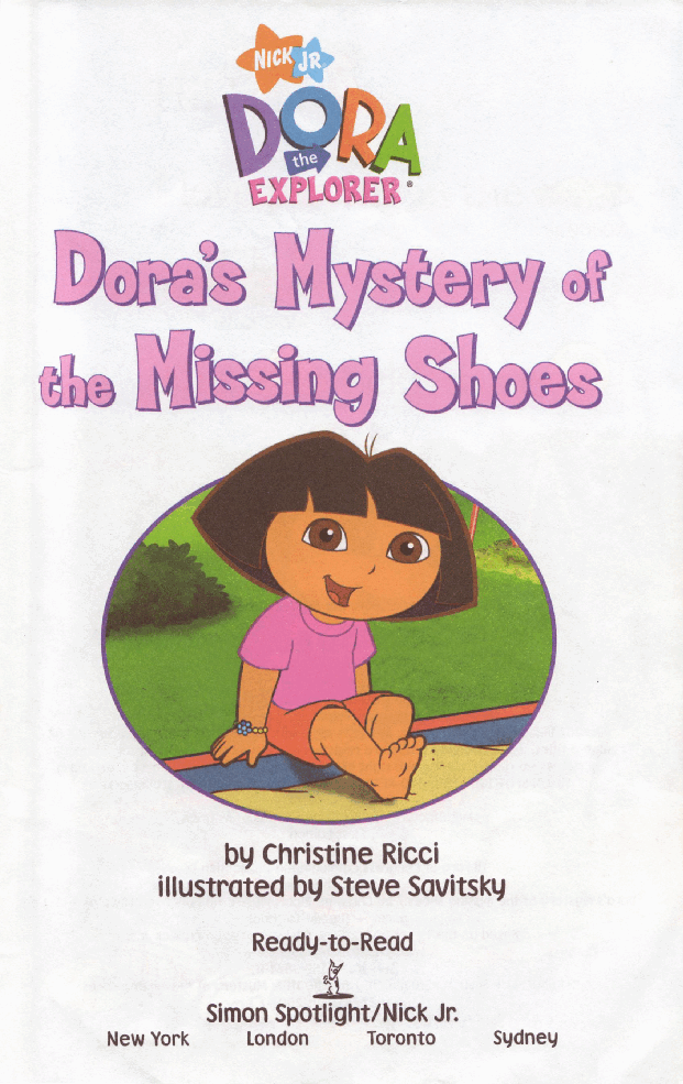36本爱探险的朵拉英文绘本Dora's Mystery of the Missing Shoes (2007.Scholastic) (Brainiac).pdf,第3页预览