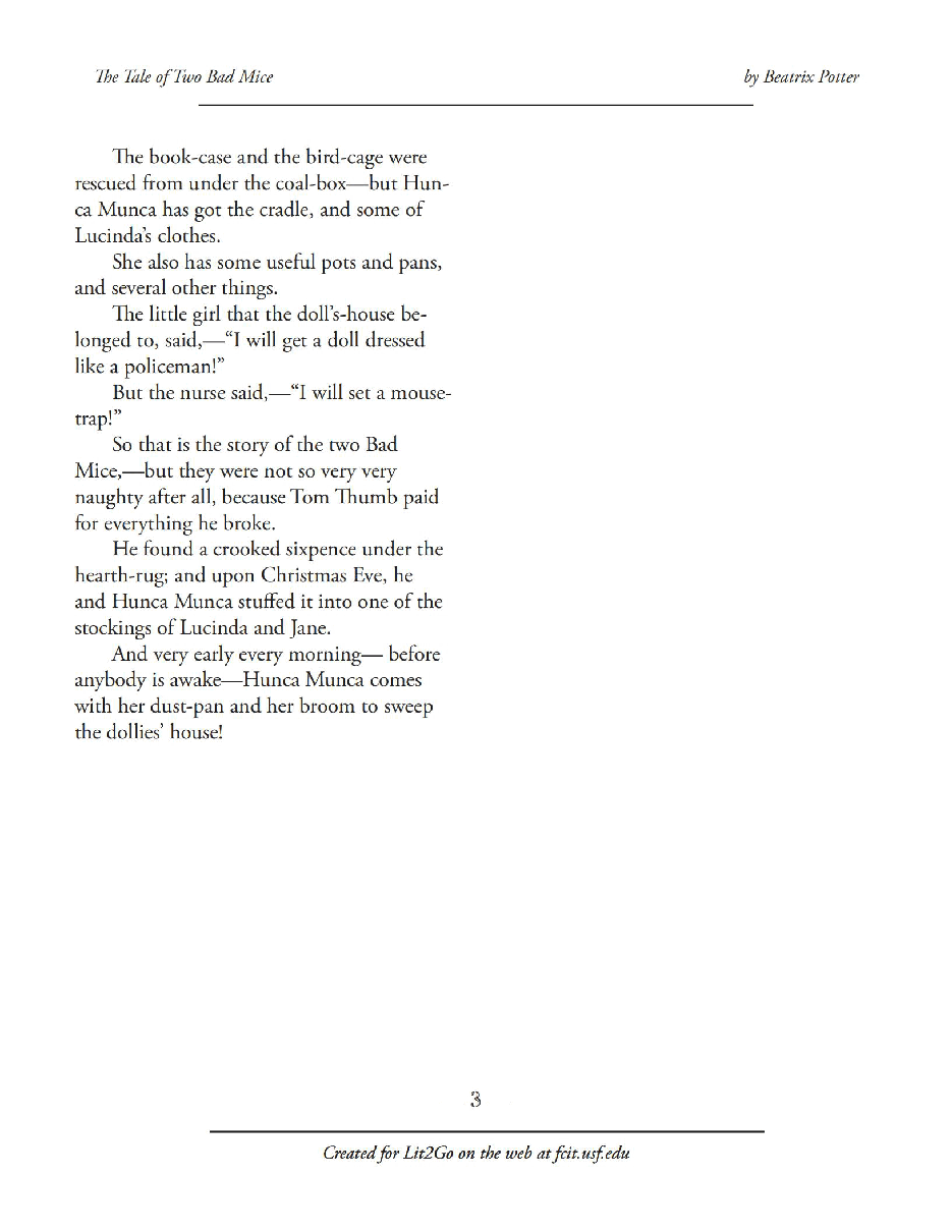 彼得兔系列英语绘本The Tale of Two Bad Mice.pdf,第3页预览