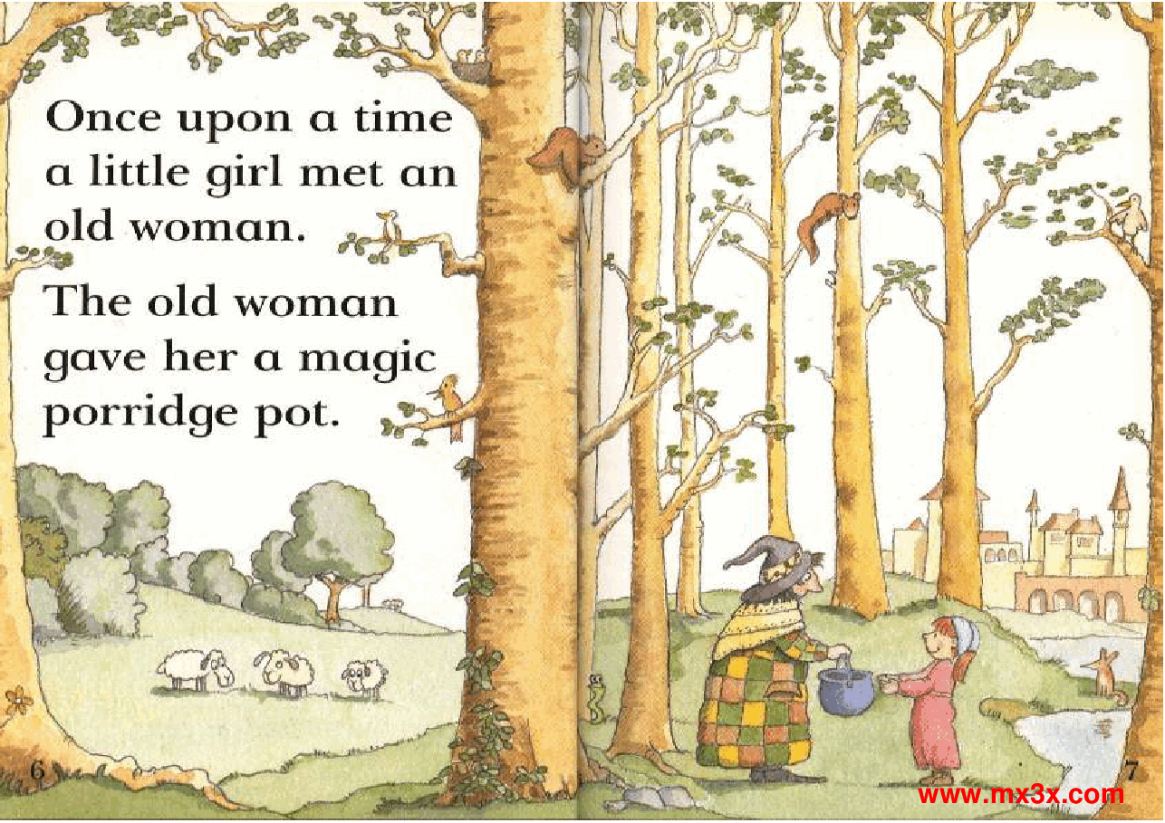 启蒙英语绘本L1-2The Magic Porridge Pot.pdf,第4页预览
