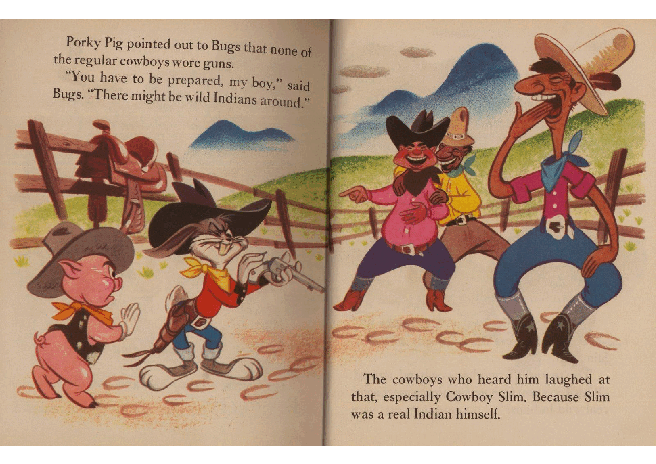 名家精选英语绘本Little Golden Book 0120 - Bugs Bunny and The Indians (1951) (goldengems).pdf,第4页预览