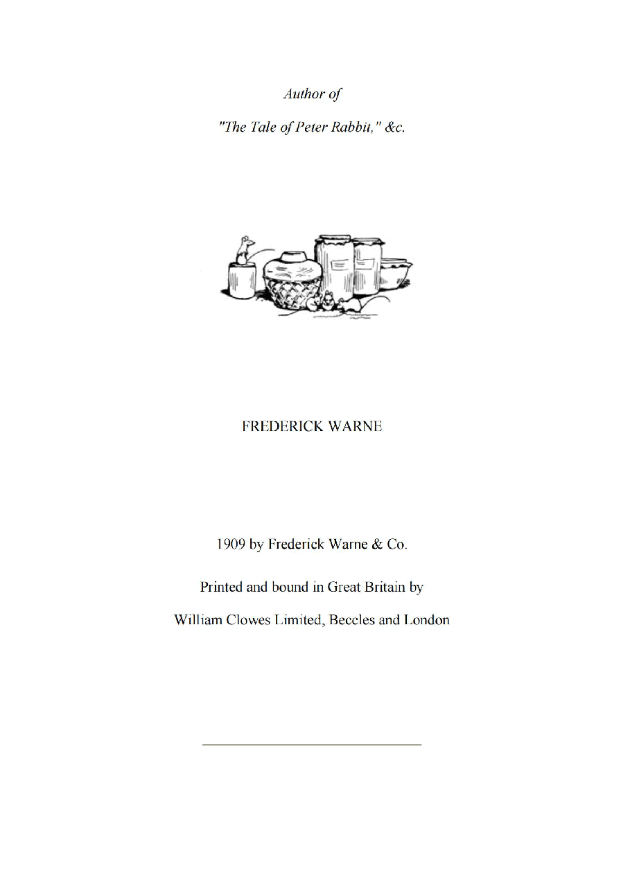 彼得兔系列英语绘本The Tale of Ginger and Pickles.pdf,第4页预览