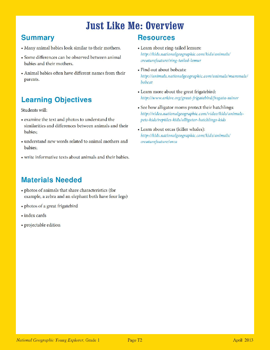 美国国家地理幼儿版Young_April_Grade 1.pdf,第3页预览