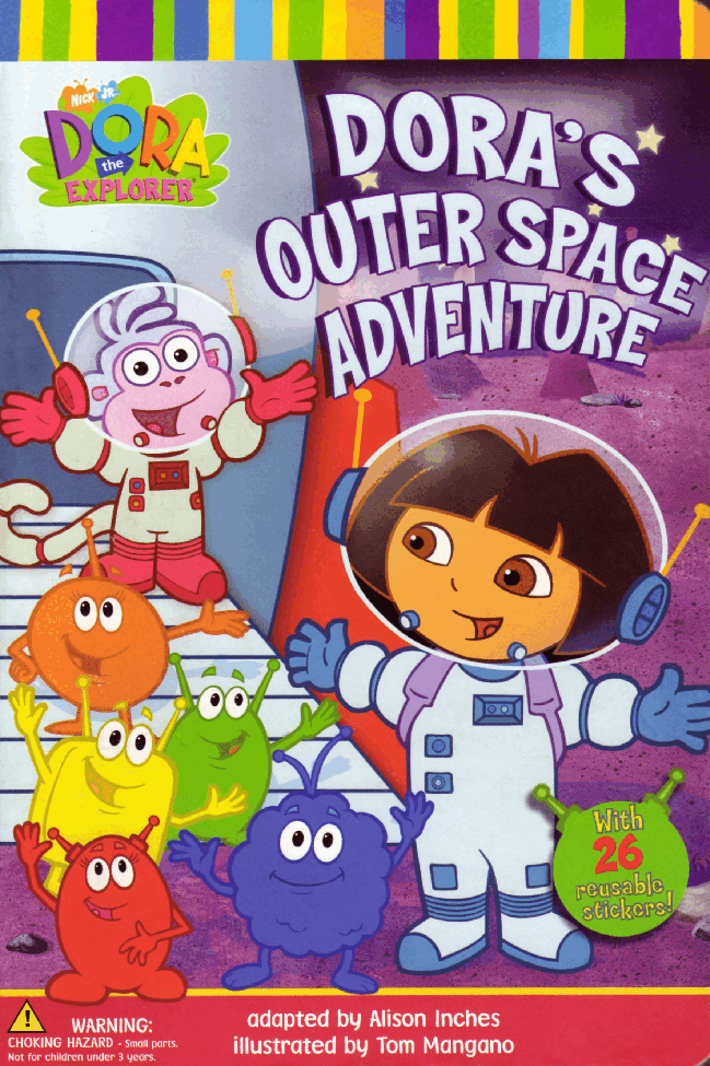 36本爱探险的朵拉英文绘本Dora's Outer Space Adventure (2004.Simon Spotlight-Nick Jr.) (Brainiac).pdf,第1页预览