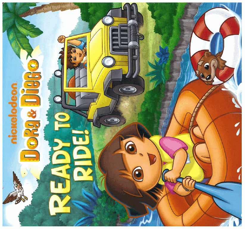 36本爱探险的朵拉英文绘本Ready_to_Ride!_(Dora_&_Diego).pdf,第1页预览