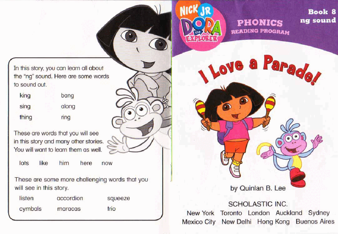 36本爱探险的朵拉英文绘本i love a parade!.pdf,第2页预览