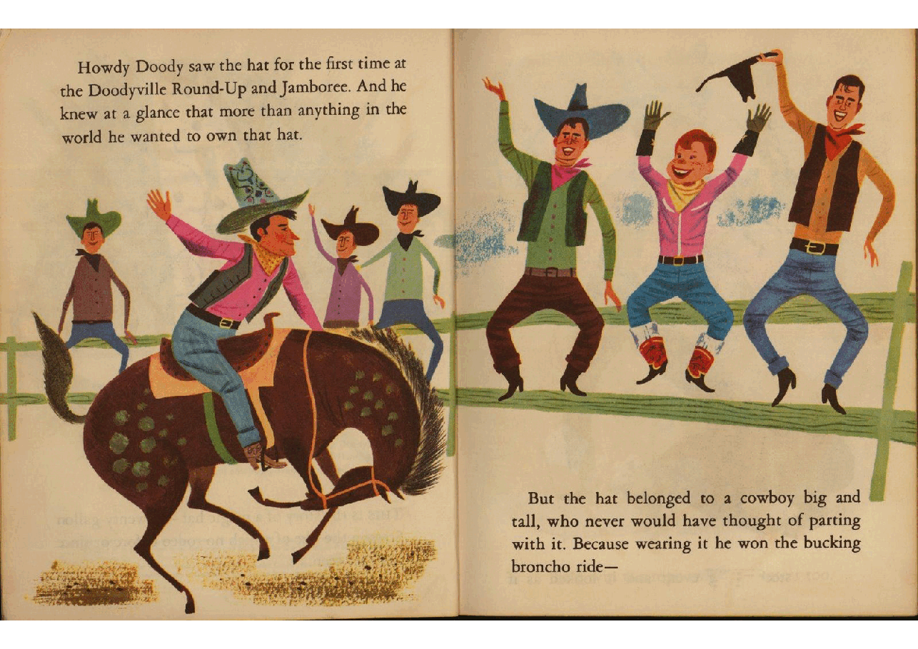 名家精选英语绘本Little Golden Book 0184 - Howdy Doody and his Magic Hat (1954) (goldengems).pdf,第4页预览