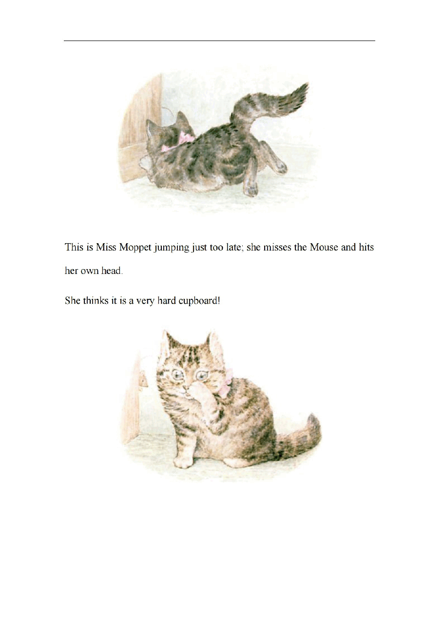 彼得兔系列英语绘本The Story of Miss Moppet.pdf,第4页预览