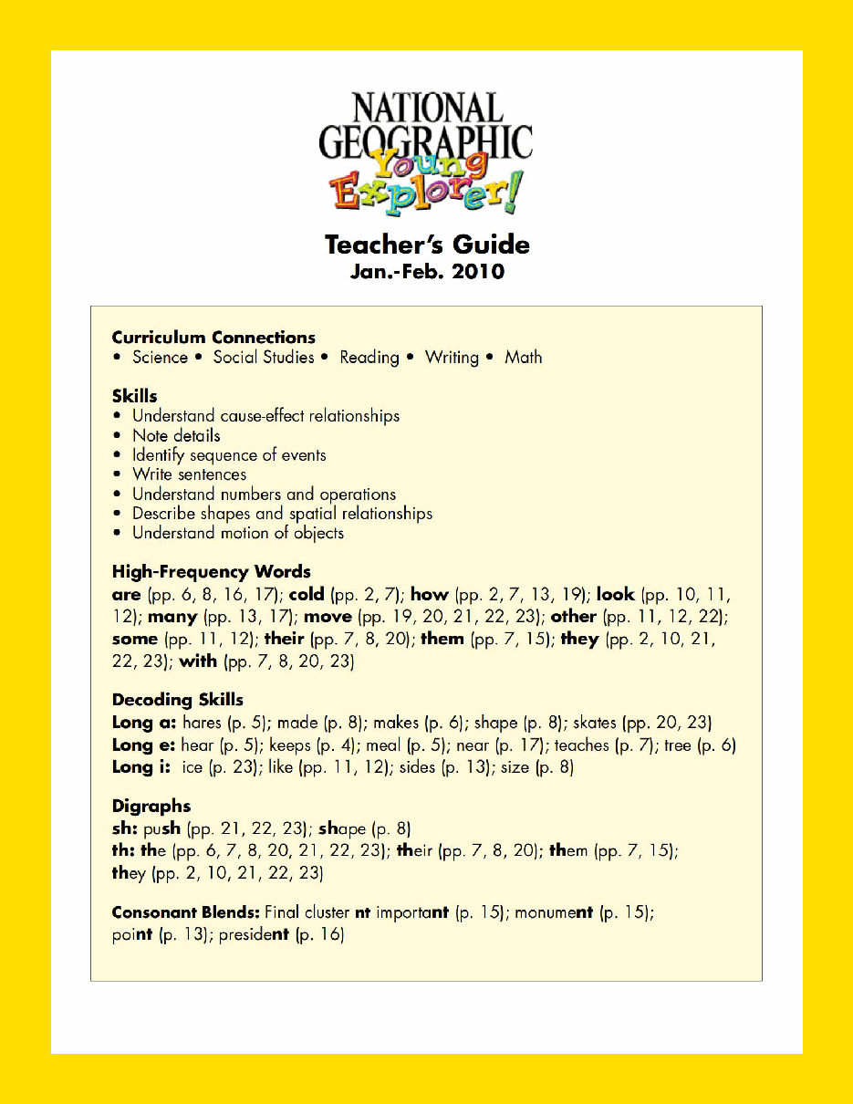 美国国家地理幼儿版teacher-guide(2).pdf,第2页预览