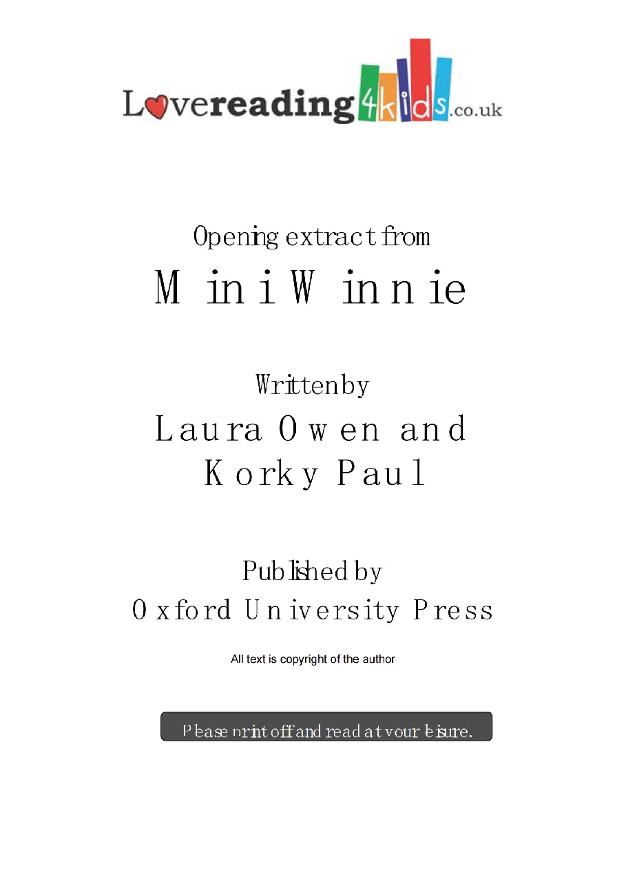 女巫温妮英文绘本4-04 Mini Winnie_by_Laura_Owen_-_AwfulAuntie.pdf,第1页预览