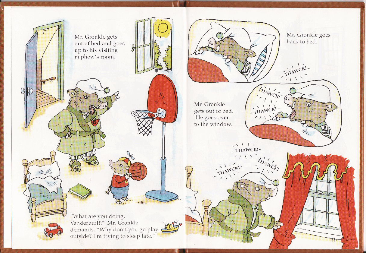 理查德斯凯瑞忙忙碌碌镇系列绘本16册[Richard Scarry]Mr Gronkles Busy Day.pdf，第4页预览