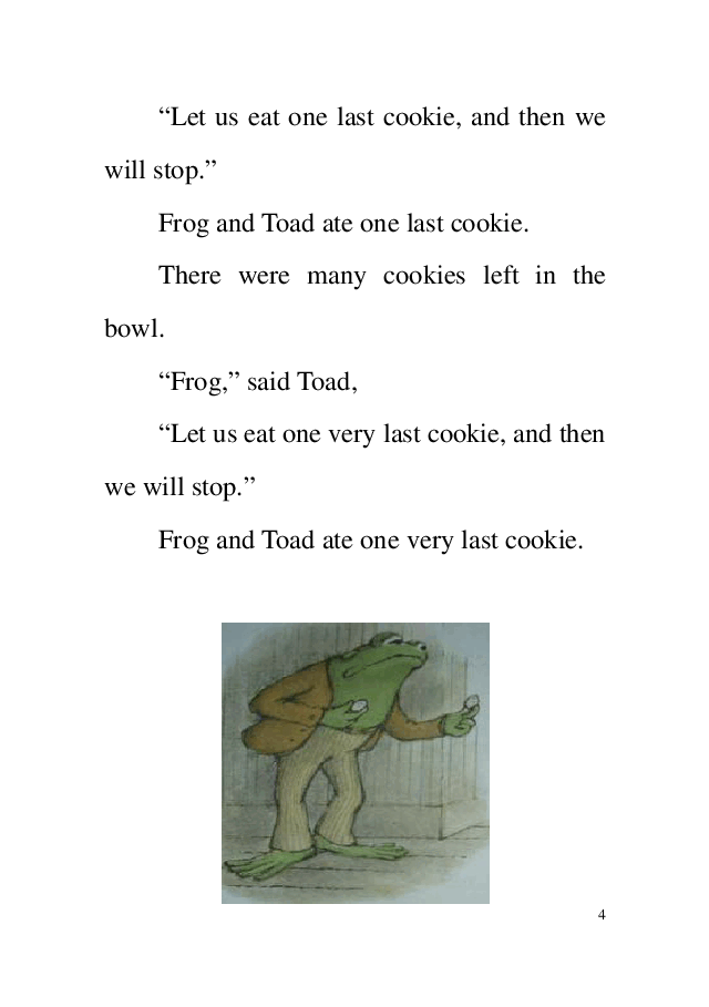 20本青蛙和蟾蜍英文绘本13 Cookies.pdf,第4页预览