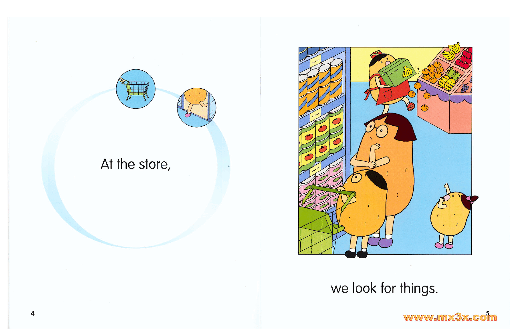 牛津马铃薯小子英文绘本Potato Pals 2A-At the Store.pdf,第4页预览