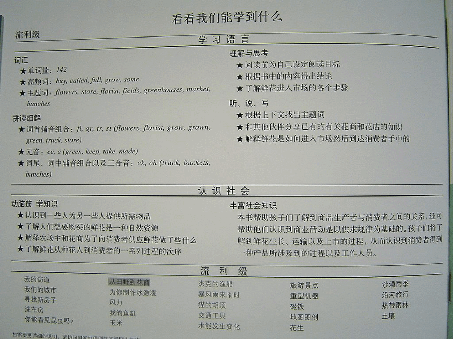 国家地理百科流利级英文绘本Fluent06 from field to florist 课文.pdf,第2页预览