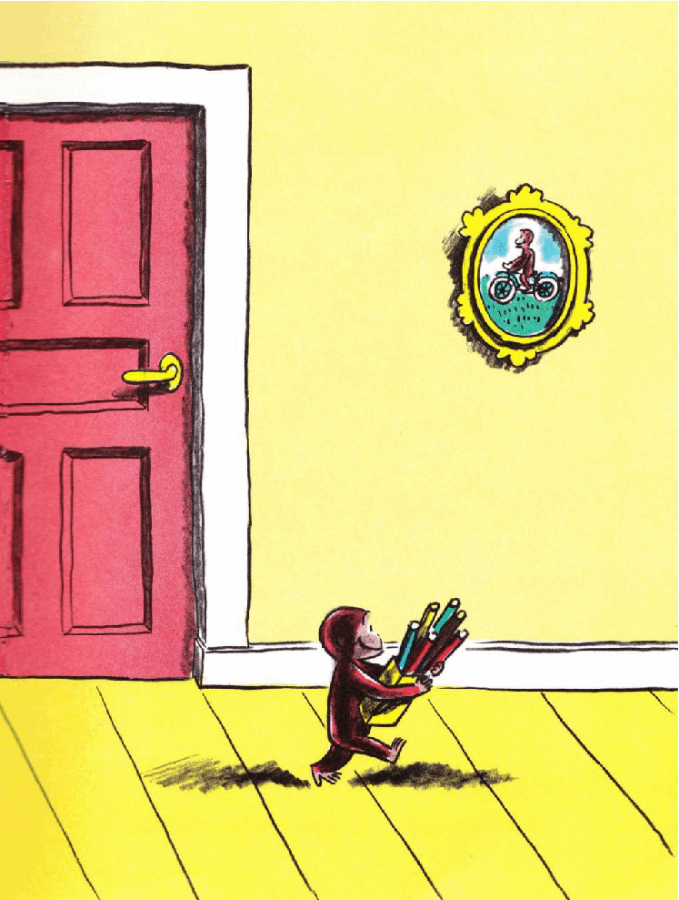 好奇的乔治英文绘本系列Curious George Learns the Alphabet.pdf，第3页预览