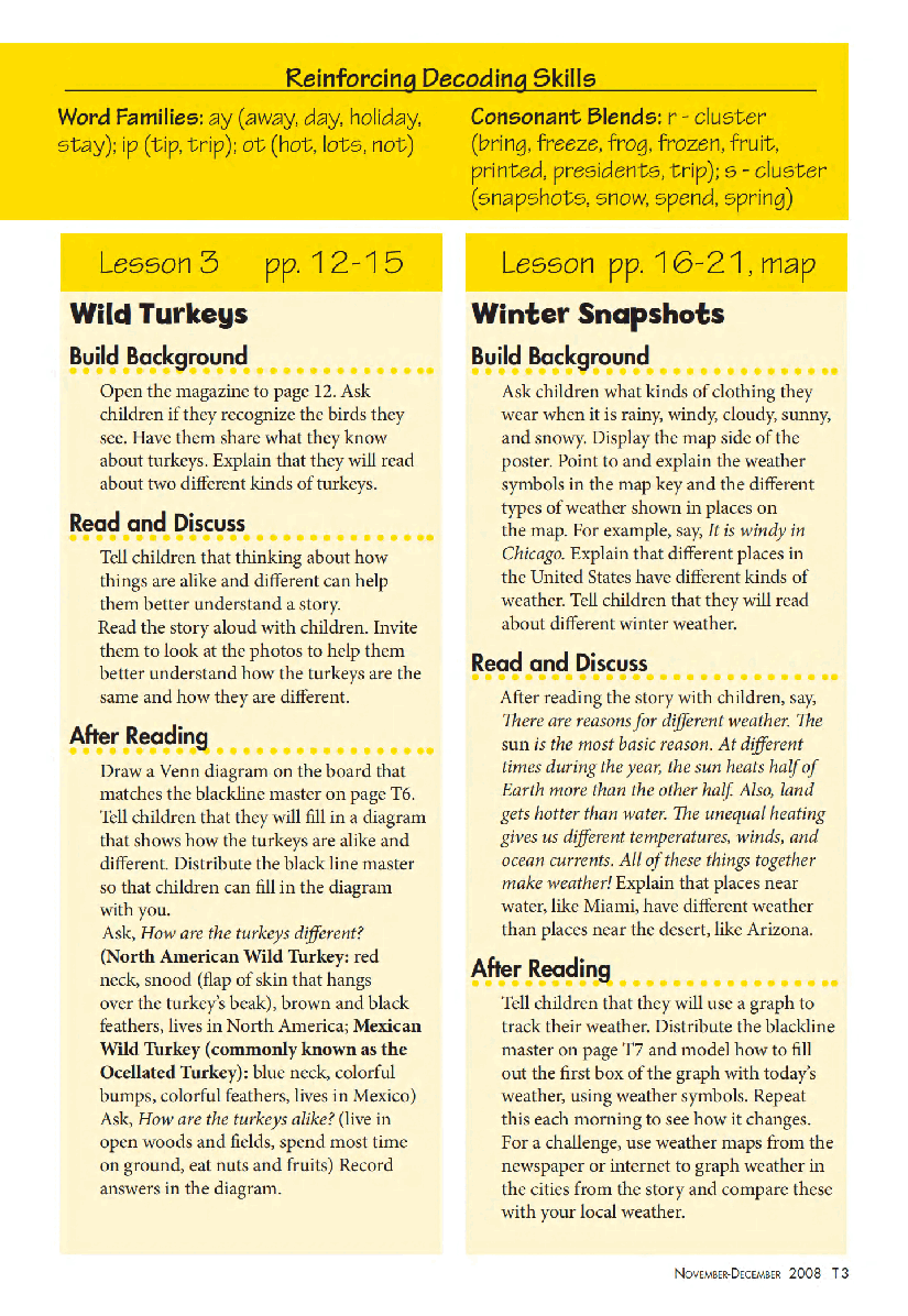 美国国家地理幼儿版november-young-explorer-teacher-guide.pdf,第3页预览