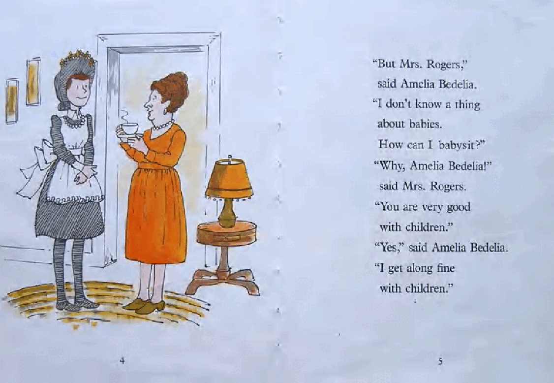 糊涂的女佣系列英文绘本Amelia Bedelia and the Baby.pdf,第1页预览
