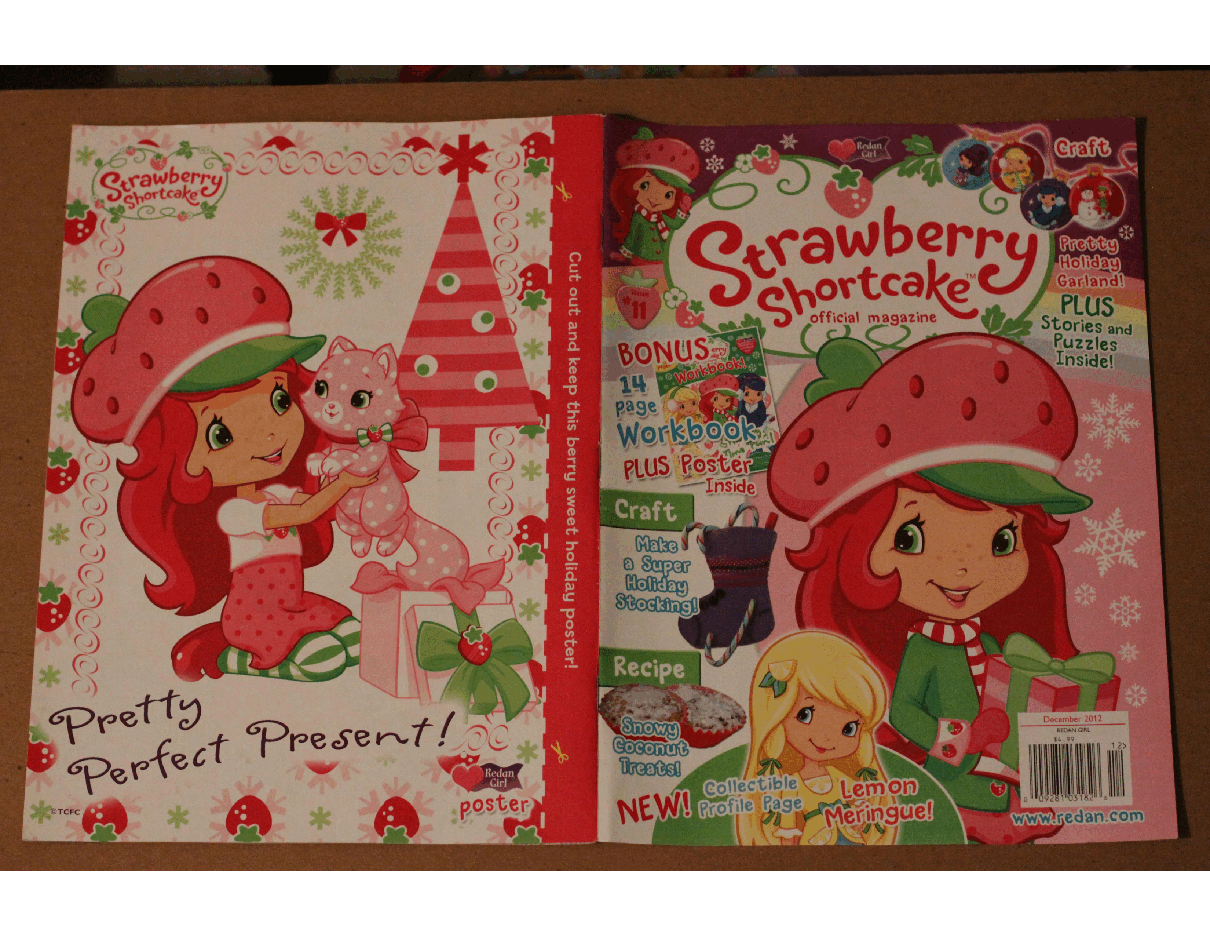 36本爱探险的朵拉英文绘本Strawberry Shortcake Maga2012.pdf,第1页预览