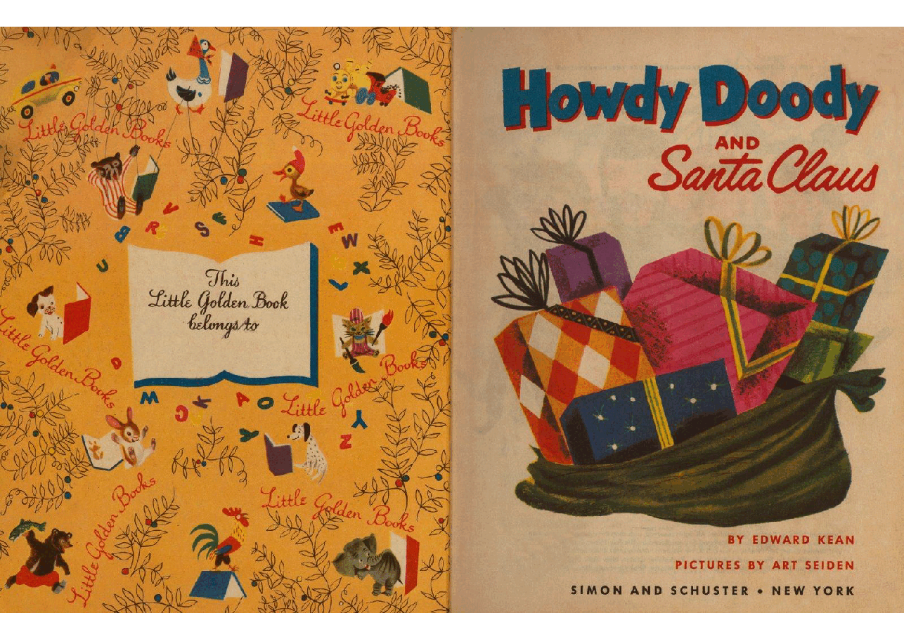 名家精选英语绘本Little Golden Book 0237 - Howdy Doody and Santa Claus (1955) (goldengems).pdf,第2页预览
