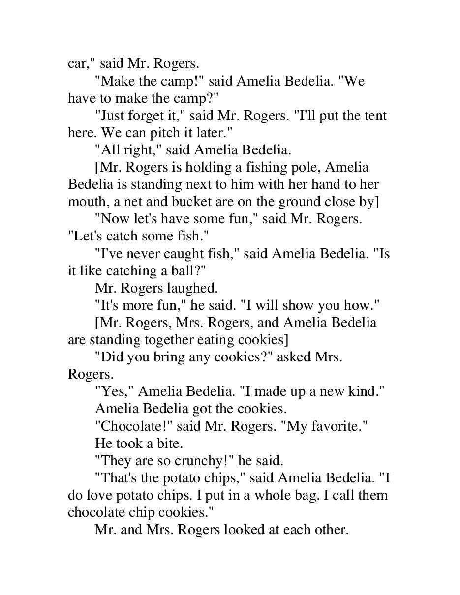 糊涂的女佣系列英文绘本Amelia Bedelia Goes Camping (An Avon Cam - Peggy Parish.pdf,第4页预览