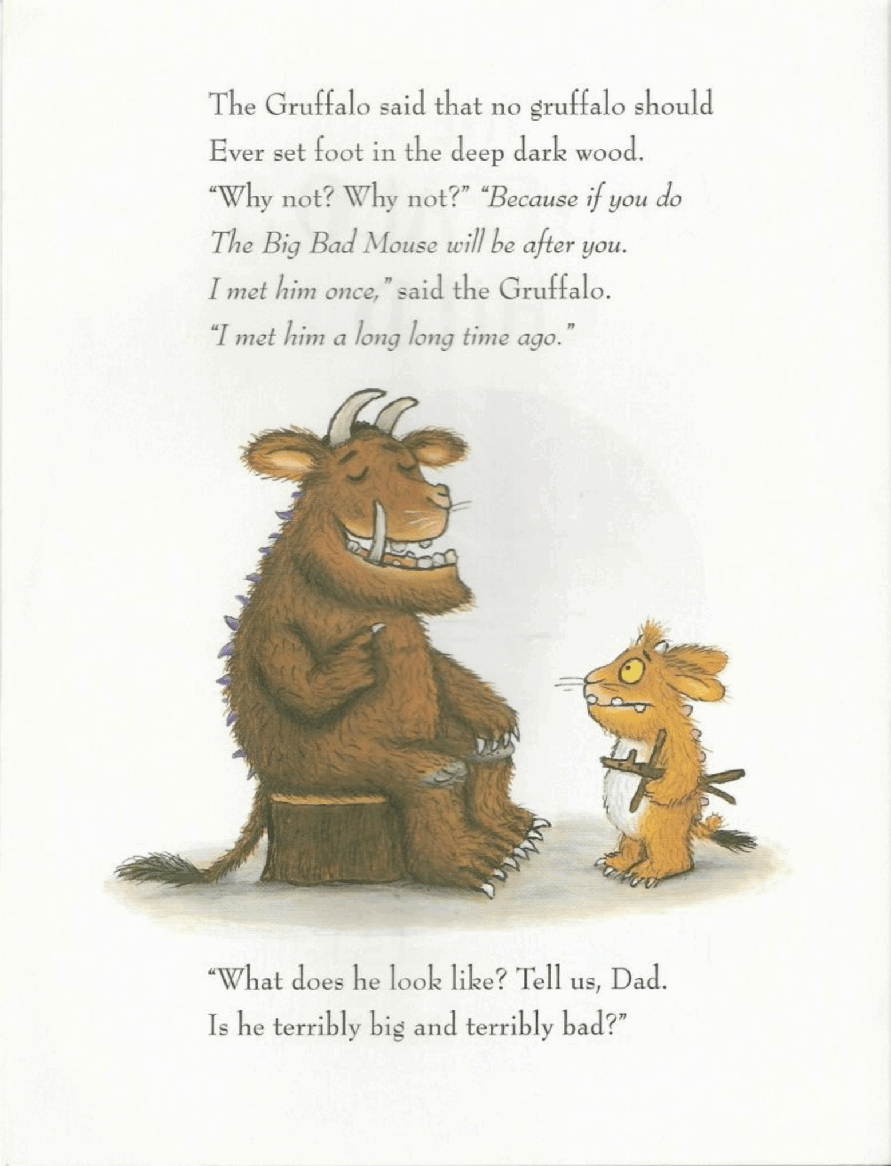 获奖精品绘本the gruffalo's child.pdf，第3页预览