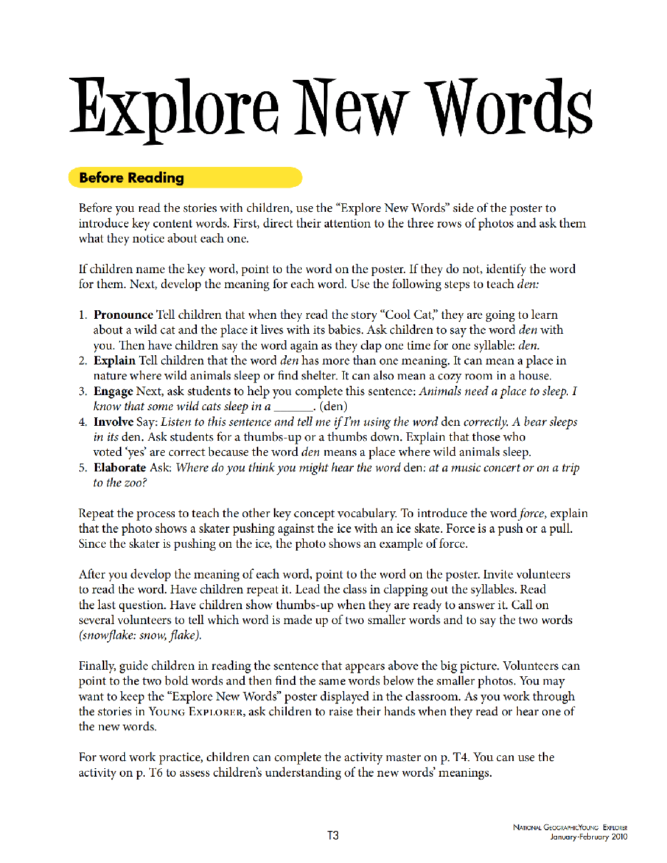 美国国家地理幼儿版teacher-guide(2).pdf,第4页预览