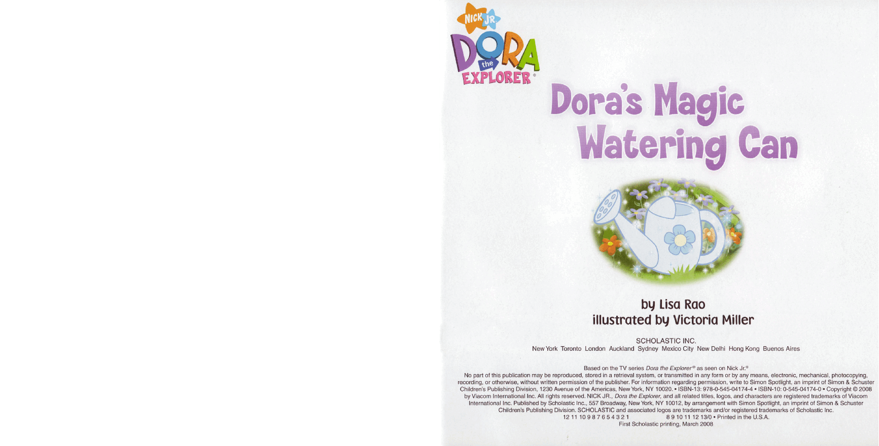 36本爱探险的朵拉英文绘本Dora's Magic Watering Can (2008.Scholastic) (Brainiac).pdf,第3页预览
