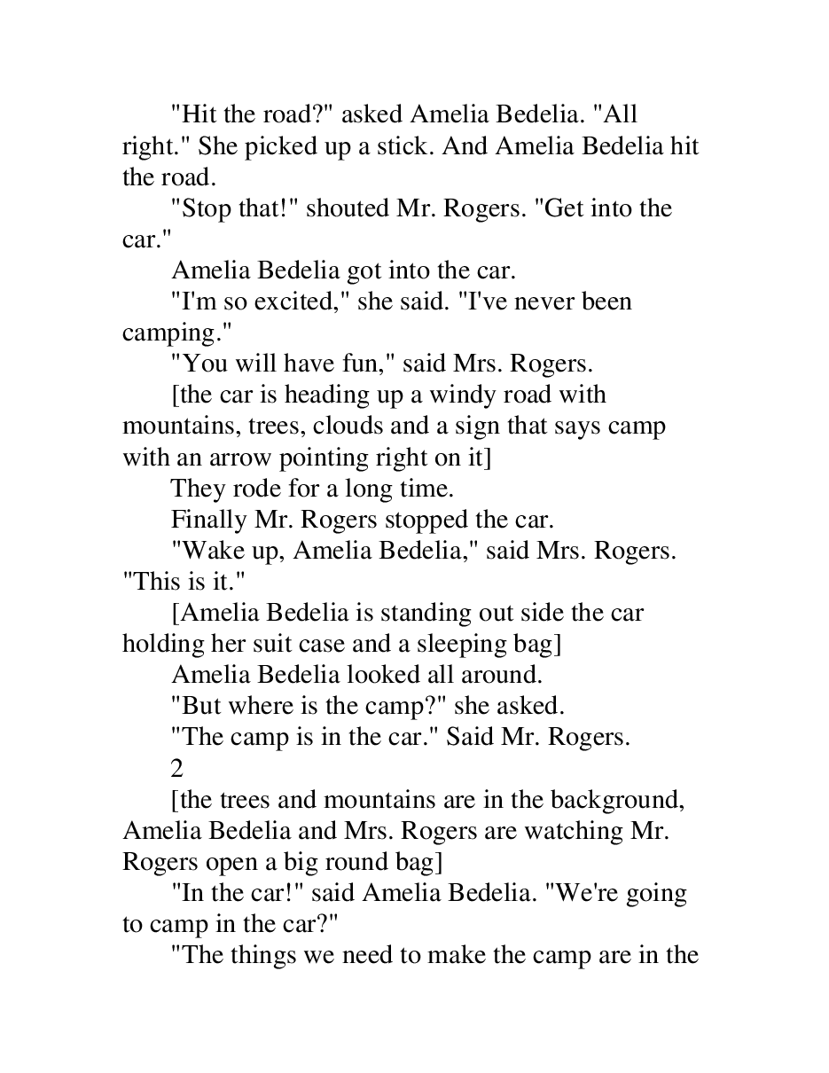 糊涂的女佣系列英文绘本Amelia Bedelia Goes Camping (An Avon Cam - Peggy Parish.pdf,第3页预览