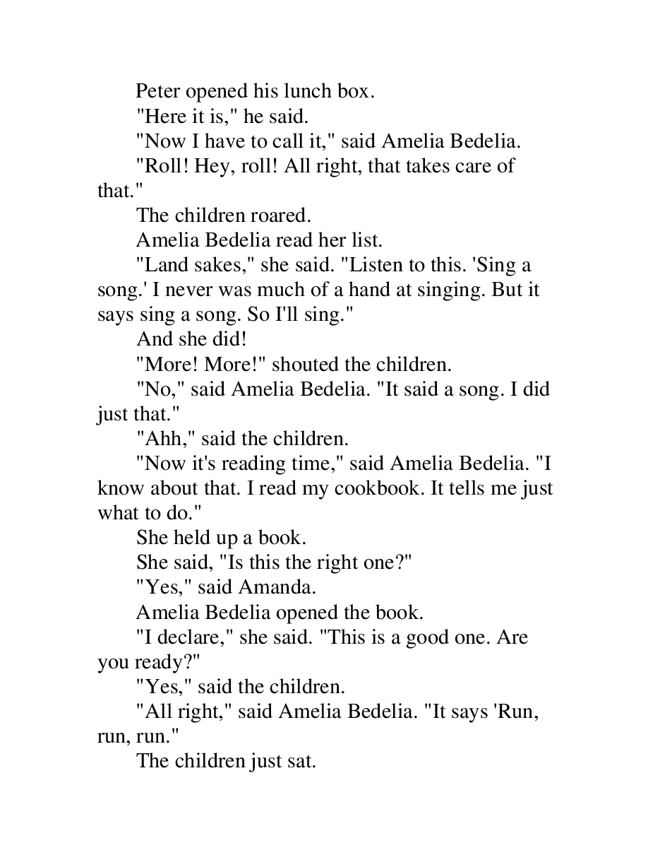 糊涂的女佣系列英文绘本Teach Us Amelia Bedelia - Peggy Parish.pdf,第4页预览