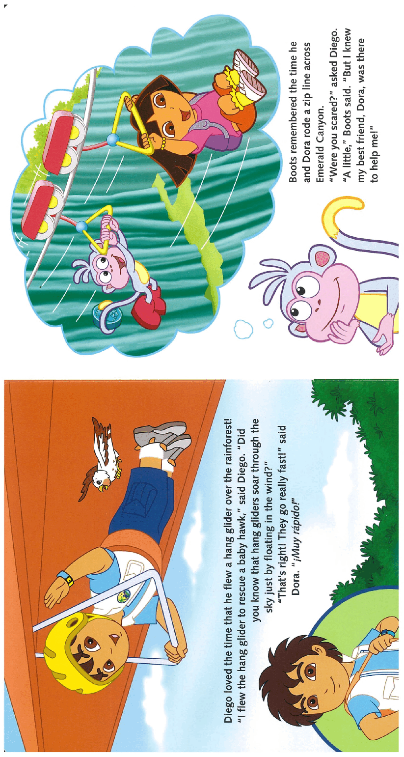 36本爱探险的朵拉英文绘本Ready_to_Ride!_(Dora_&_Diego).pdf,第3页预览