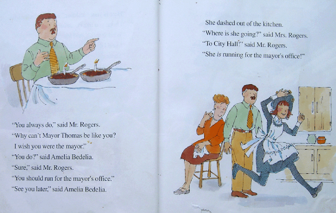 糊涂的女佣系列英文绘本Amelia Bedelia 4 mayor.pdf,第3页预览