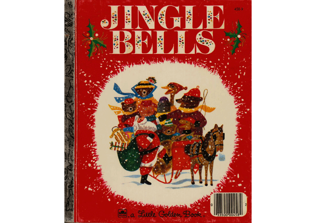 名家精选英语绘本Little Golden Book 0458-9 - Jingle Bells (1964) (2 covers) (goldengems).pdf,第1页预览