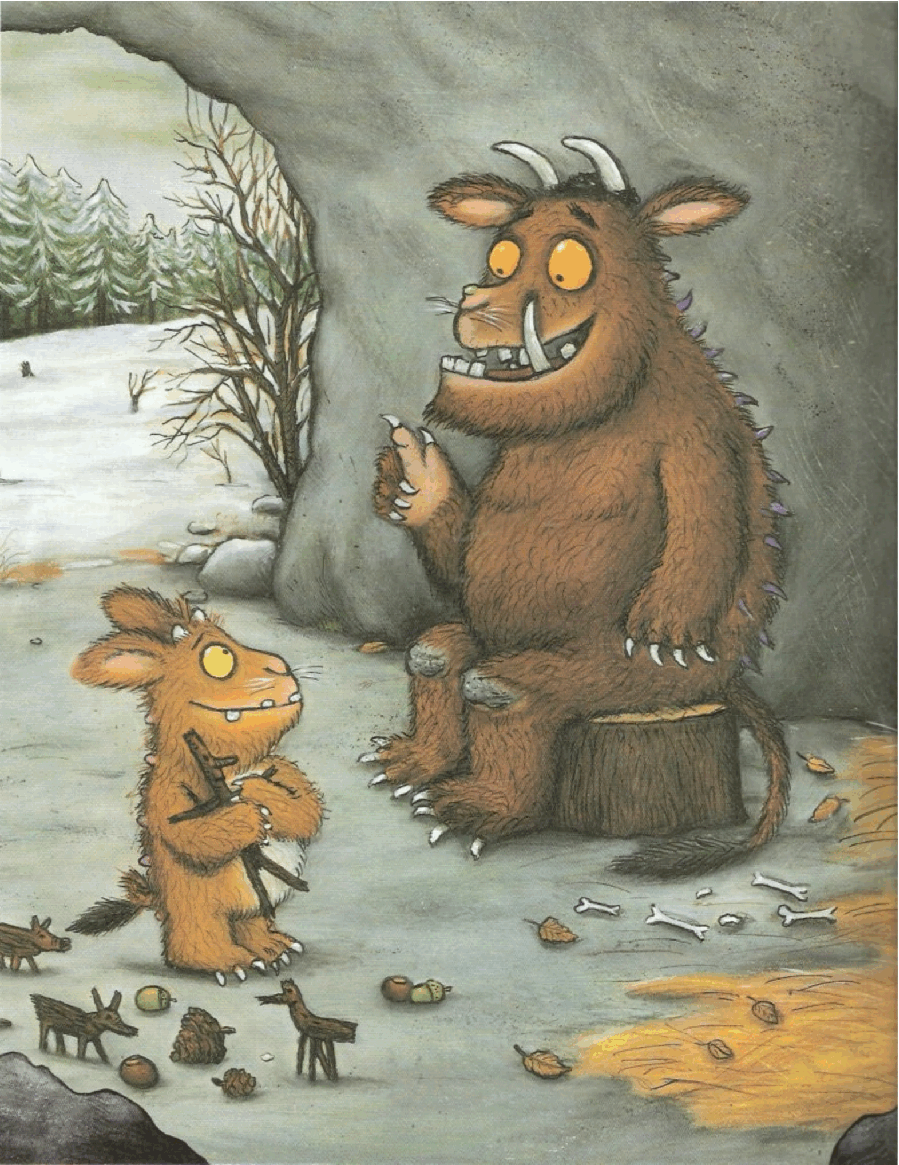 获奖精品绘本the gruffalo's child.pdf，第4页预览