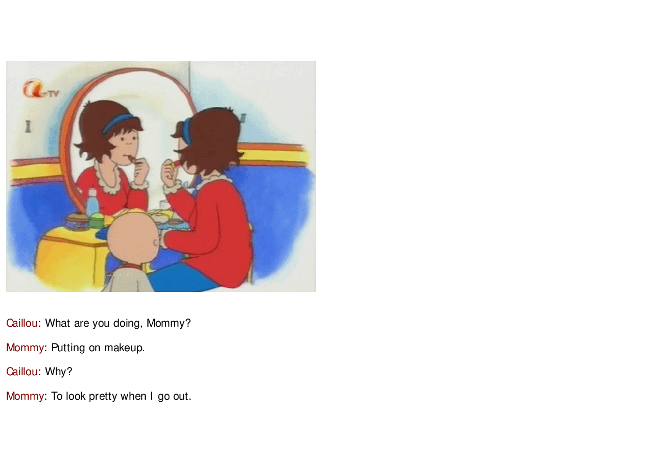 卡由英文绘本Caillou and the doll.pdf,第4页预览
