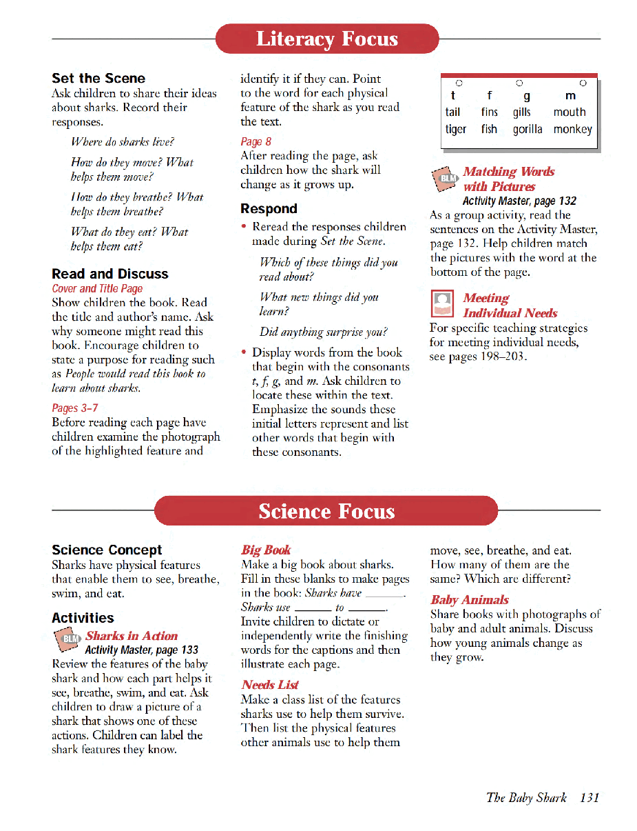 国家地理少儿百科入门级Emergent11 the baby shark 教学指导.pdf，第2页预览